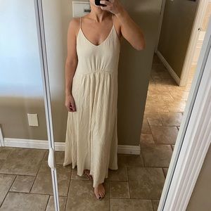 Oak + Fort/Noul Ivory/Cream Maxi Dress